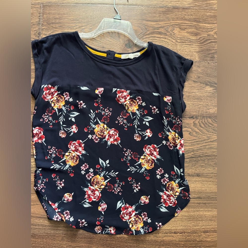 Rewind M Short Sleeve Shirt Navy Blue